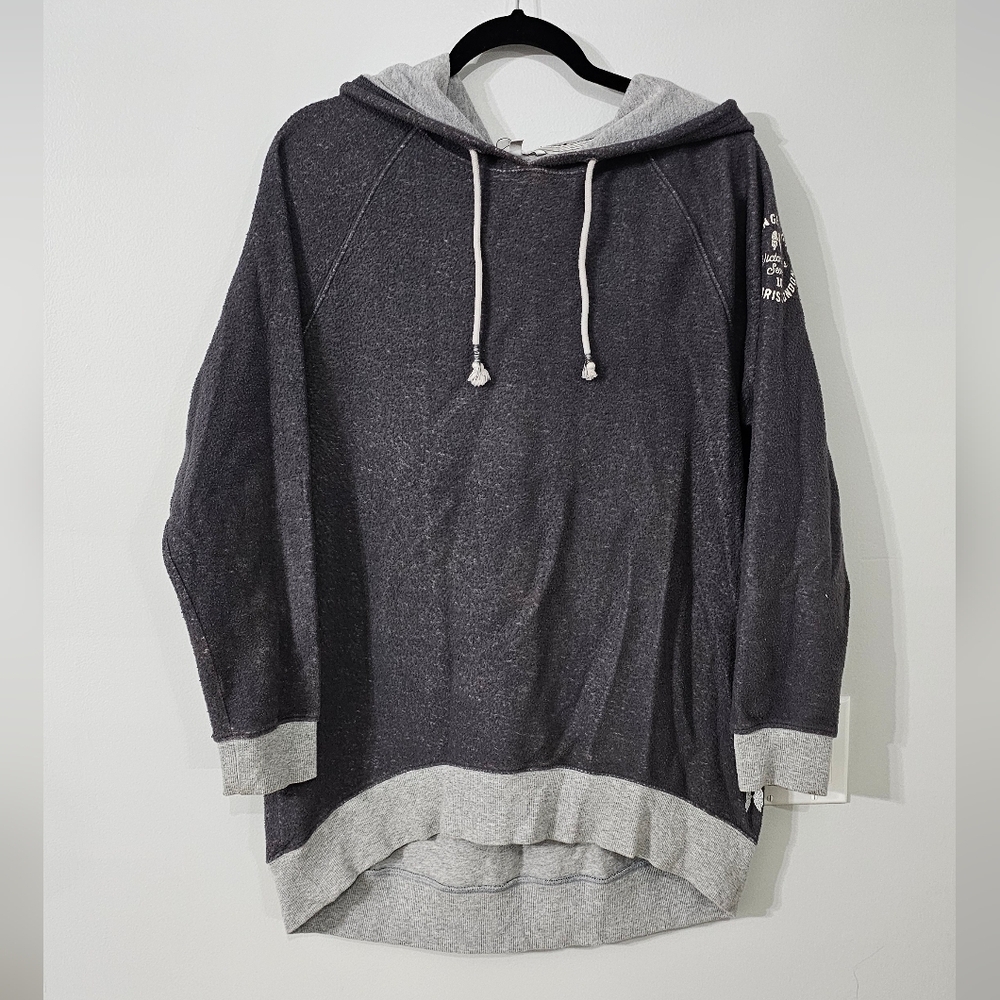 Victoria's Secret Gray Oversized Long Sleeve Tunic Hoodie